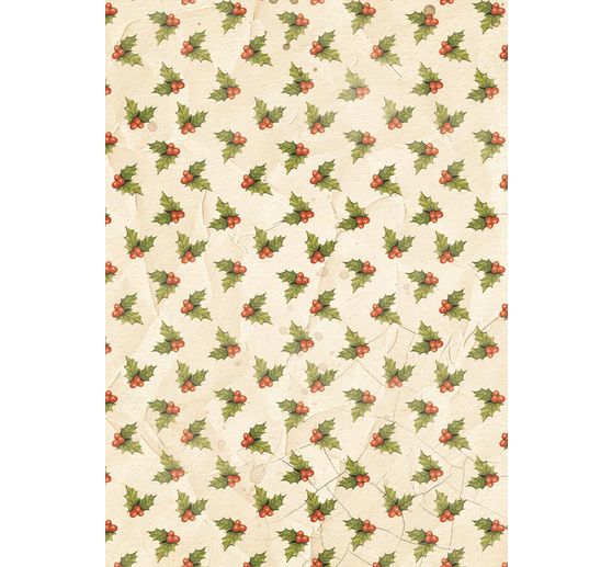 Stamperia Motiv-Strohseide Backgrounds "Silent Night", DIN A6, 8er Set