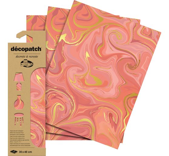 D&eacute;copatch Hot-Foil Papier "Blush"