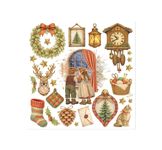 Stamperia Rub On assortment "Silent Night"