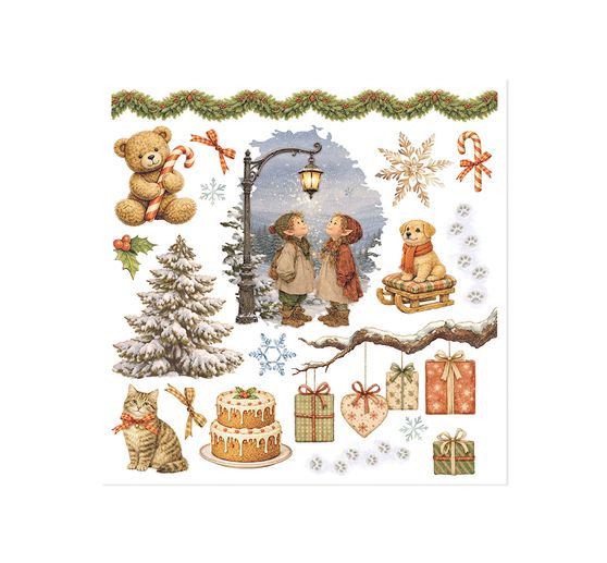 Stamperia Rub On assortment "Silent Night"