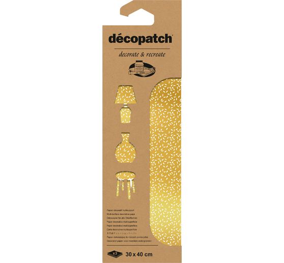 D&eacute;copatch Hot-Foil Papier "Leaves"
