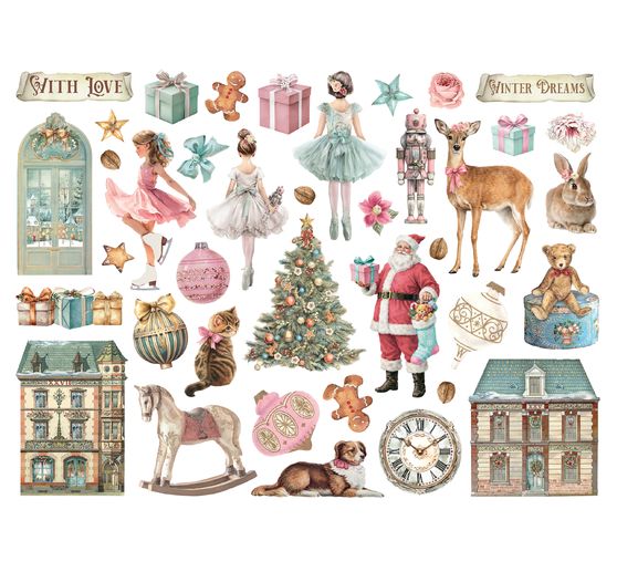Stamperia Punching motifs "Winter Magic"