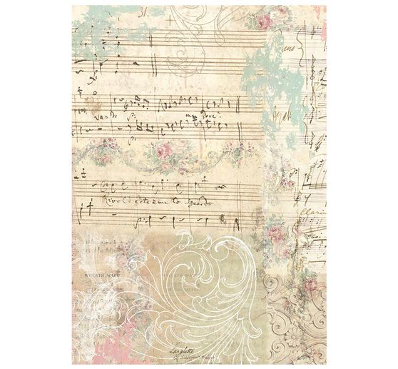Stamperia Motiv-Strohseide Backgrounds "Winter Magic", DIN A6, 8er Set