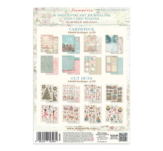 Stamperia A5 Junk Journal Focus Points "Winter Magic"