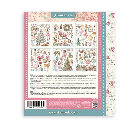 Stamperia XL Rub On assortment "Winter Magic"