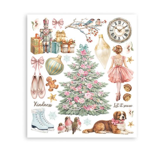 Stamperia XL Rub On assortment "Winter Magic"