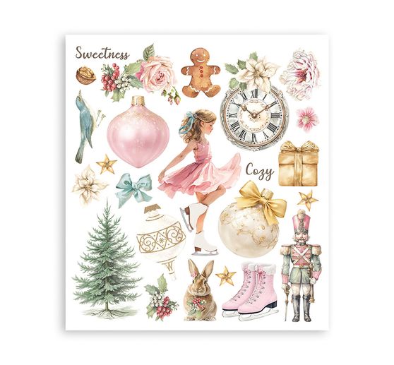 Stamperia XL Rub On assortment "Winter Magic"
