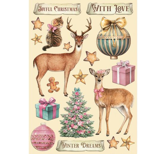 Stamperia Lasercut-Motive "Winter Magic"