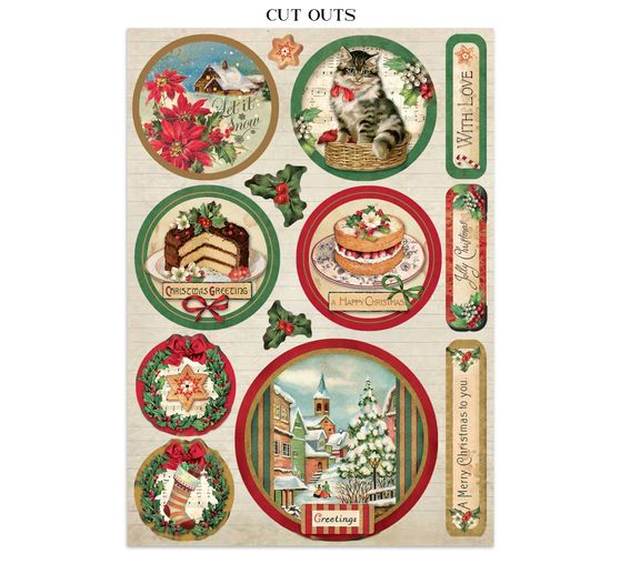 Stamperia Junk Journal Book "Classic Christmas"