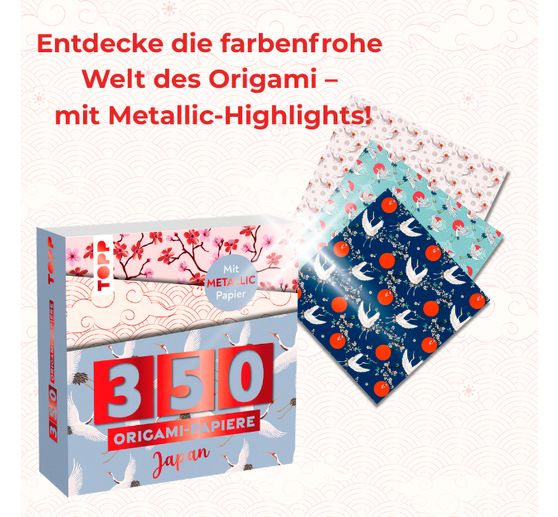 350 Origami-Block "Japanische Motive"
