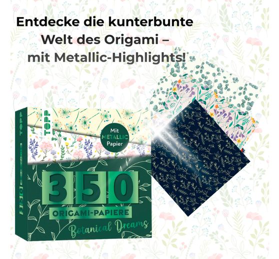 350 Origami block "Floral motifs"