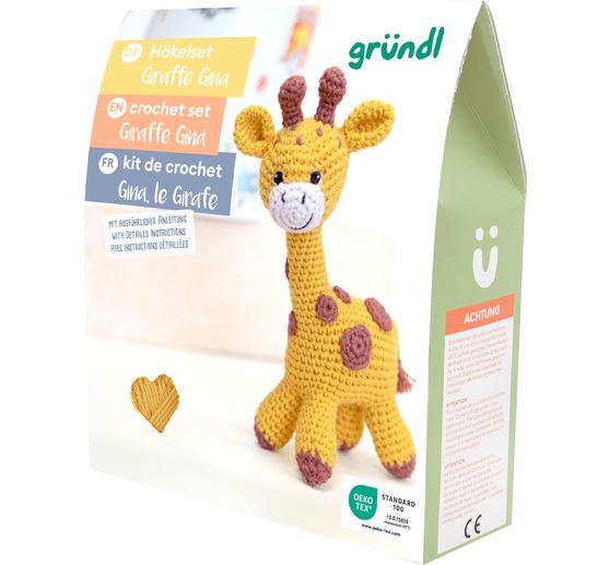 Gr&uuml;ndl Crochet set "Gina the giraffe"