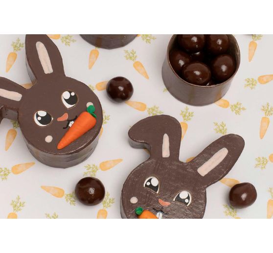 Schachtel "Hase", Pappmach&eacute;