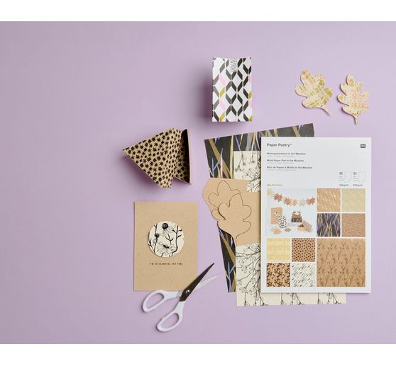 Patterned paper pad "In the Meadow"