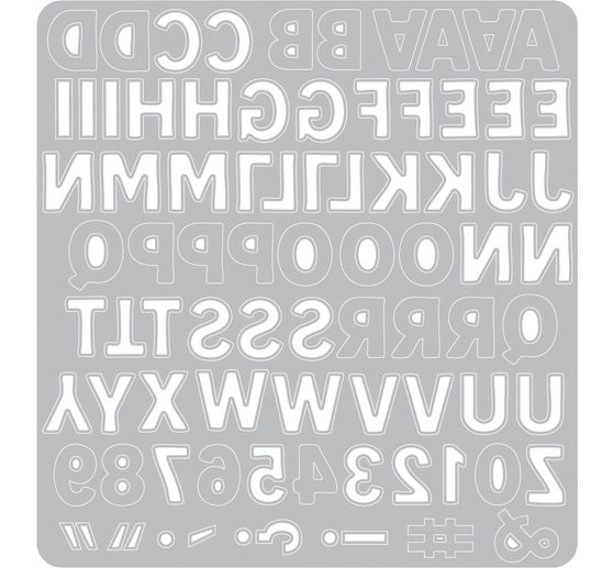 Sizzix Thinlits Stanzschablone "Mini Bold Alpha by Vicki Boutin"