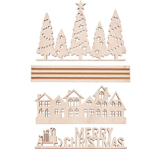 VBS Holz-Steckmotiv "Merry Christmas"