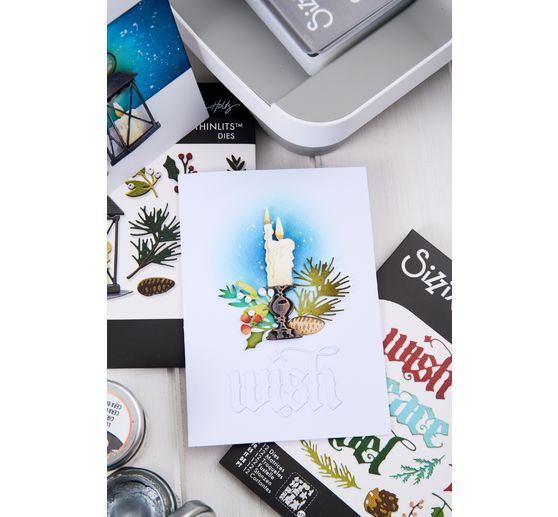 Sizzix Thinlits Stanzschablone "Winter Candlelight by Tim Holtz"