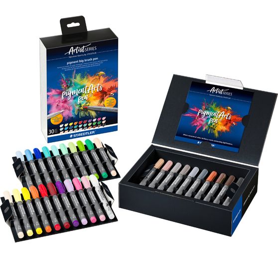 STAEDTLER Pigment big brush pen "Pigment Arts", 30 colours