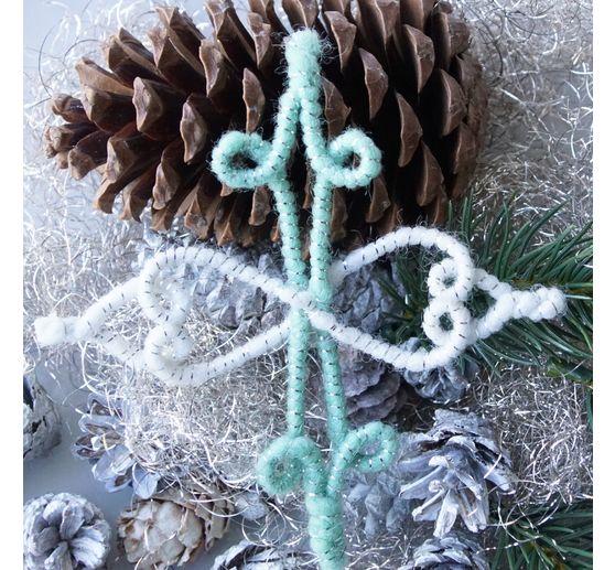 Magazine DIY Felt + Wool + Wire Autumn Christmas "Retro Wrap Stars"