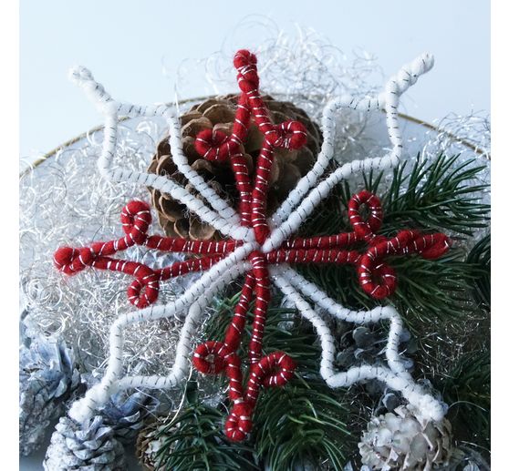 Magazine DIY Felt + Wool + Wire Autumn Christmas "Retro Wrap Stars"