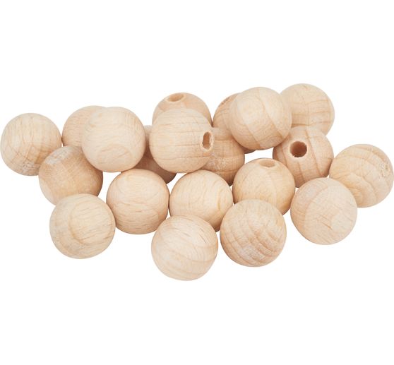 VBS Wooden balls half drilled "&Oslash; 10 mm"