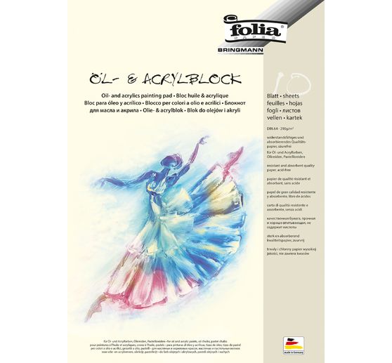 &Ouml;l-Acrylmalblock