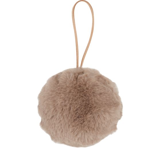 Pl&uuml;sch Kugel "Filis", ca. &Oslash; 9 cm, 2 St&uuml;ck