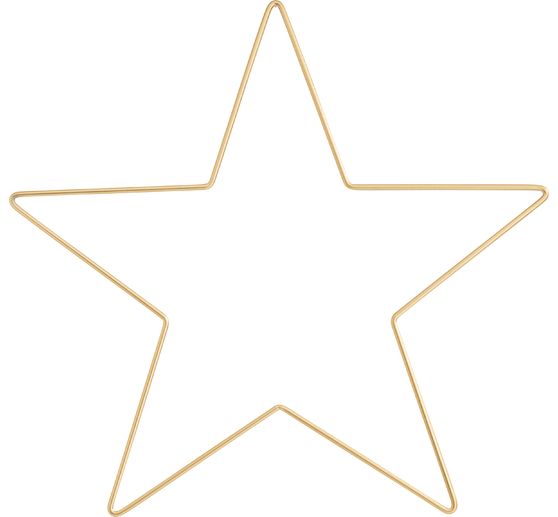 Metallring "Stern", Goldfarben