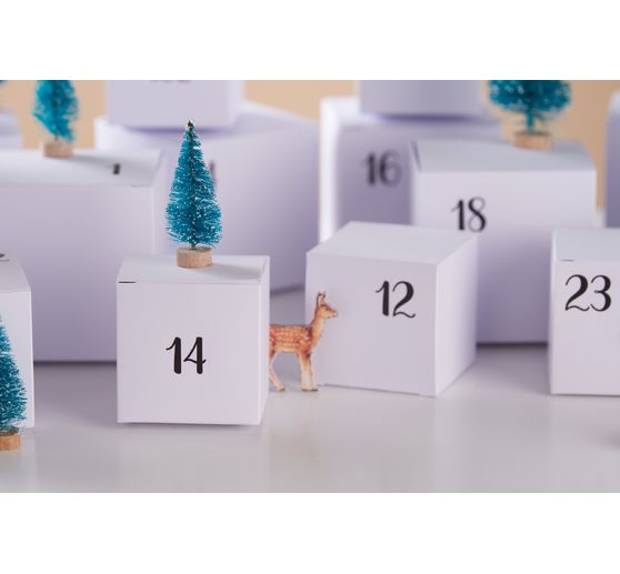 Rubbel-Sticker "Advent"