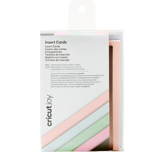 Cricut Joy Doppelkarten mit Einleger & Umschl&auml;gen "Insert Cards", 8,89 x 12,45 c