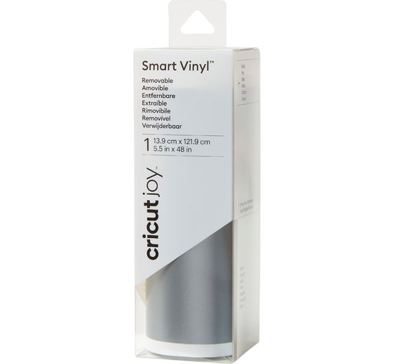 Cricut Joy Selbstklebende Vinylfolie - Matt "Smart Vinyl - Removable", 13,9 x 12