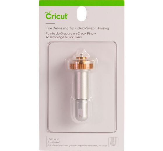 Cricut Werkzeug "Quickswap Tool - Debossing Tip", Feinpr&auml;gespitze