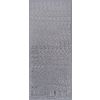 Reliefsticker "Gro&szlig;buchstaben" Silber