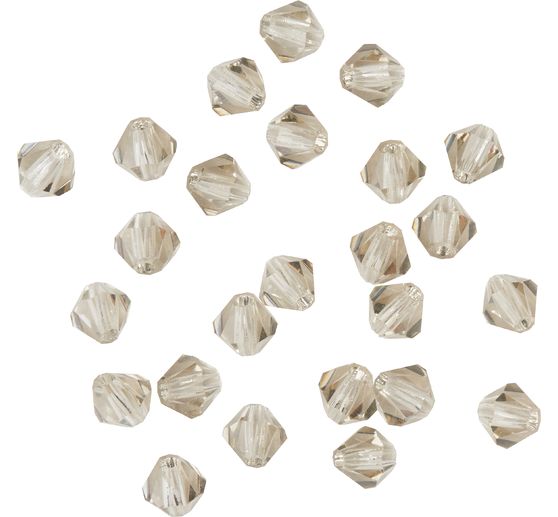 Glasschliffglitzerperlen, 4 mm
