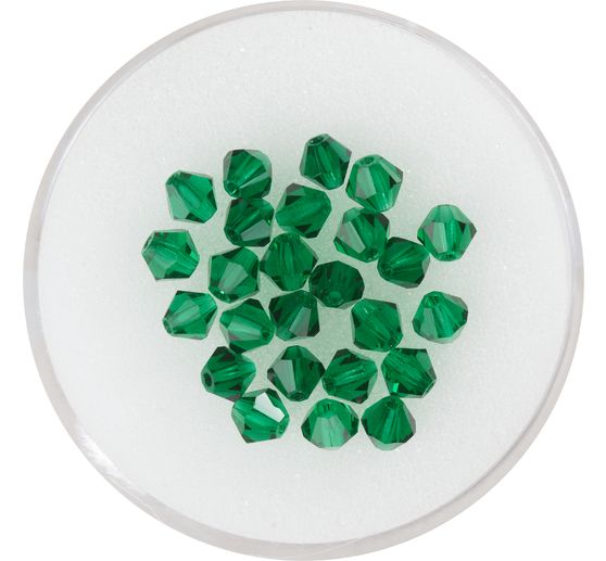 Glasschliffglitzerperlen, 4 mm