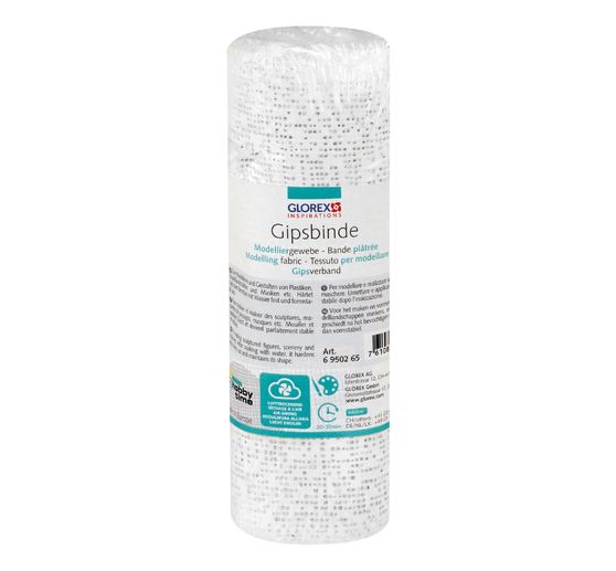 Plaster bandage, modelling fabric