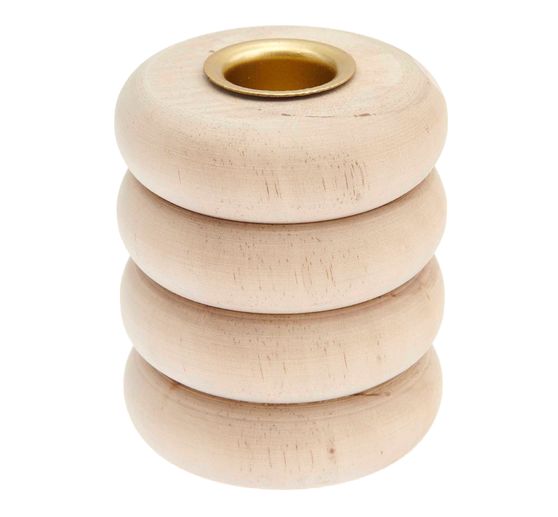 Kerzenhalter "Ringe", f&uuml;r Stabkerzen &Oslash; 2,4 cm