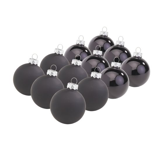 Christmas balls made of glass, &Oslash; 5.7 cm