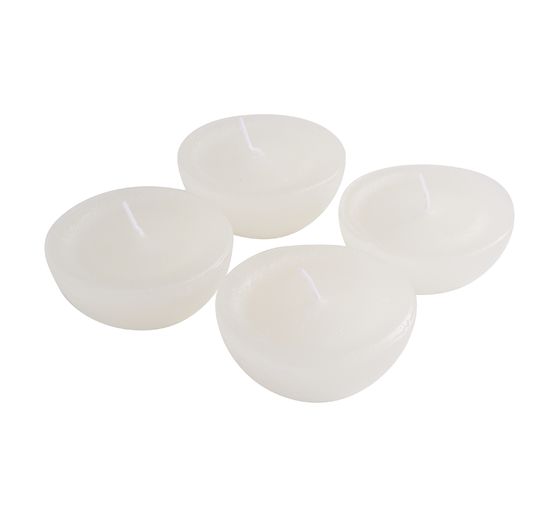 Schwimmkerzen Rustic "Gro&szlig;", 4 St&uuml;ck