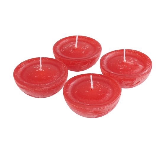 Schwimmkerzen Rustic "Gro&szlig;", 4 St&uuml;ck