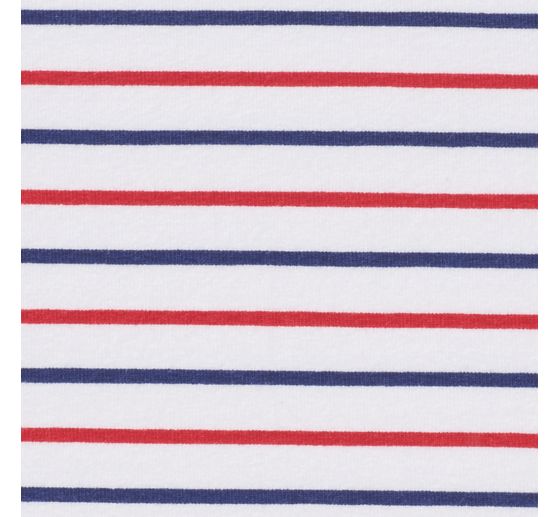 Jersey-Stoff "Streifen zweifarbig"