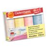 N&auml;hfaden-Set Maraflex, 4 Spulen Pastell, Col. 3