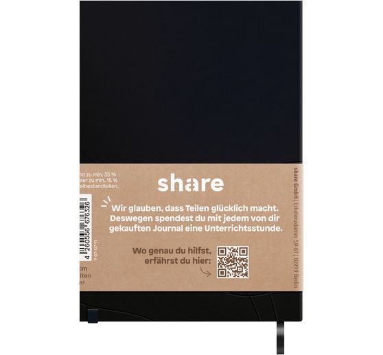 share Notizbuch, blanko
