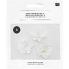 Cr&ecirc;pe paper flowers White