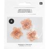 Cr&ecirc;pe paper flowers Terracotta