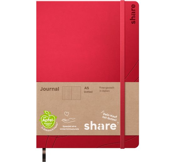 share Notizbuch A5, punktkariert