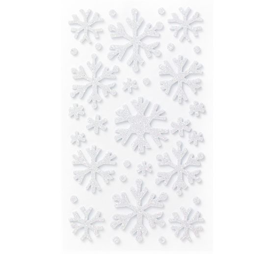 Moosgummi Glitter-Sticker