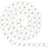 Gliederkette Ringe gepr&auml;gt Silber
