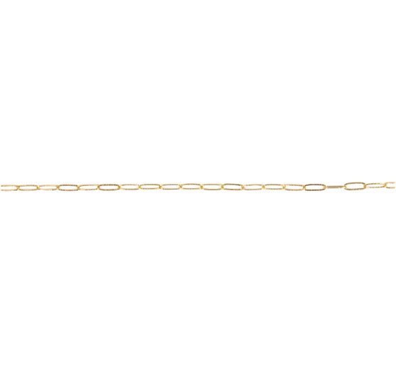 Gliederkette Paperclip gepr&auml;gt
