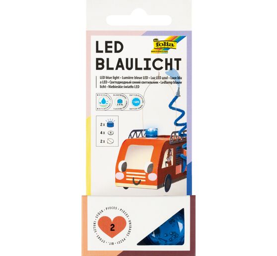LED Blue light incl. batteries